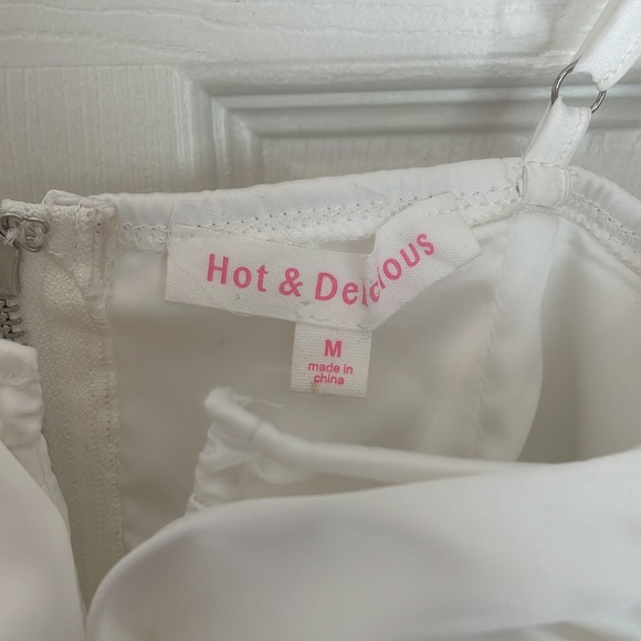 Satin Flower Crop Top - Picture 6 of 6